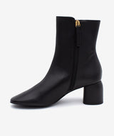 MURIELLE - Botín de tacón de diseño con puntera redonda en piel lisa - Zapatos Negros - Zapatos de mujer Ángel Alarcón - Women Shoes 2026