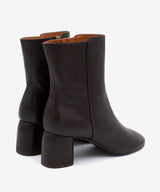 MURIELLE - Botín de mujer de tacón de diseño con puntera redonda de piel suave - Zapatos Negros - Zapatos de mujer Ángel Alarcón - Women Shoes 2026