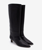 GAELLE - Bota gaucha moderna de tacón bajo de - Zapatos Negros - Zapatos de mujer Ángel Alarcón - Women Shoes 2026