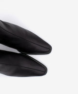 TRIMIA - Botín de mujer cómodo con tacón ancho de piel lisa - Zapatos Negros - Zapatos de mujer Ángel Alarcón - Women Shoes 2026