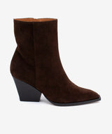 MIRETTE - Botín western de tacón ancho en serraje - Zapatos m. oscuro - Zapatos de mujer Ángel Alarcón - Women Shoes 2026