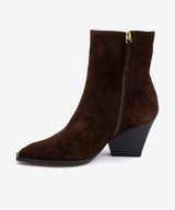 MIRETTE - Botín western de tacón ancho en serraje - Zapatos m. oscuro - Zapatos de mujer Ángel Alarcón - Women Shoes 2026