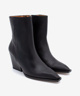 MIRETTE - Botín western de tacón ancho en piel lisa - Zapatos de mujer Ángel Alarcón - 2026 Women Shoes