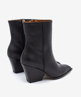 MIRETTE - Botín western de tacón ancho en piel lisa - Zapatos de mujer Ángel Alarcón - 2026 Women Shoes
