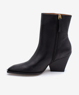 MIRETTE - Botín western de tacón ancho en piel lisa - Zapatos de mujer Ángel Alarcón - 2026 Women Shoes