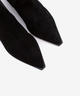 NEGADE - Botín chelsea de tacón bajo en serraje - Zapatos Negros - Zapatos de mujer Ángel Alarcón - Women Shoes 2026