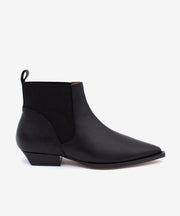 NEGADE - Botín chelsea de tacón bajo en piel lisa - Zapatos Negros - Zapatos de mujer Ángel Alarcón - Women Shoes 2026