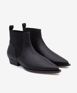 NEGADE - Botín chelsea de tacón bajo en piel lisa - Zapatos Negros - Zapatos de mujer Ángel Alarcón - Women Shoes 2026