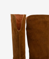 EMIRA - Bota alta de estilo western con puntera fina de serraje - Zapatos marrones - Zapatos de mujer Ángel Alarcón - Women Shoes 2026