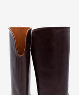 EMIRA - Bota alta de estilo western con puntera fina en piel lisa semibrillo - Zapatos Negros - Zapatos de mujer Ángel Alarcón - Women Shoes 2026