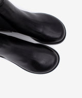 LYANA - Botín Chelsea de mujer con tacón bajo en piel lisa semibrillo - Zapatos Negros - Zapatos de mujer Ángel Alarcón - Women Shoes 2026