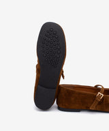 JENNA - Merceditas cómodas que se adaptan al pie de ante - Zapatos Negros - Zapatos de mujer Ángel Alarcón - Women Shoes 2026