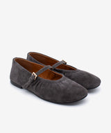 JENNA - Merceditas cómodas que se adaptan al pie de ante - Zapatos Negros - Zapatos de mujer Ángel Alarcón - Women Shoes 2026
