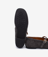 JENNA - Merceditas cómodas que se adaptan al pie de ante - Zapatos Negros - Zapatos de mujer Ángel Alarcón - Women Shoes 2026