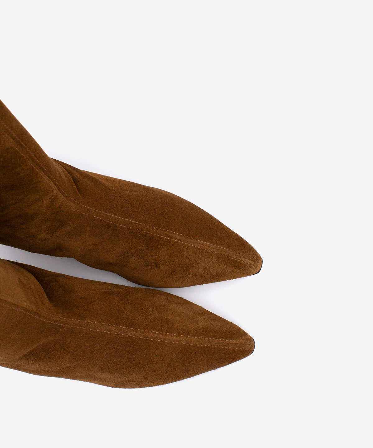 LAIVA - Bota gaucha de caña media de serraje con tacón de madera - Zapatos marrones - Zapatos de mujer Ángel Alarcón - Women Shoes 2026