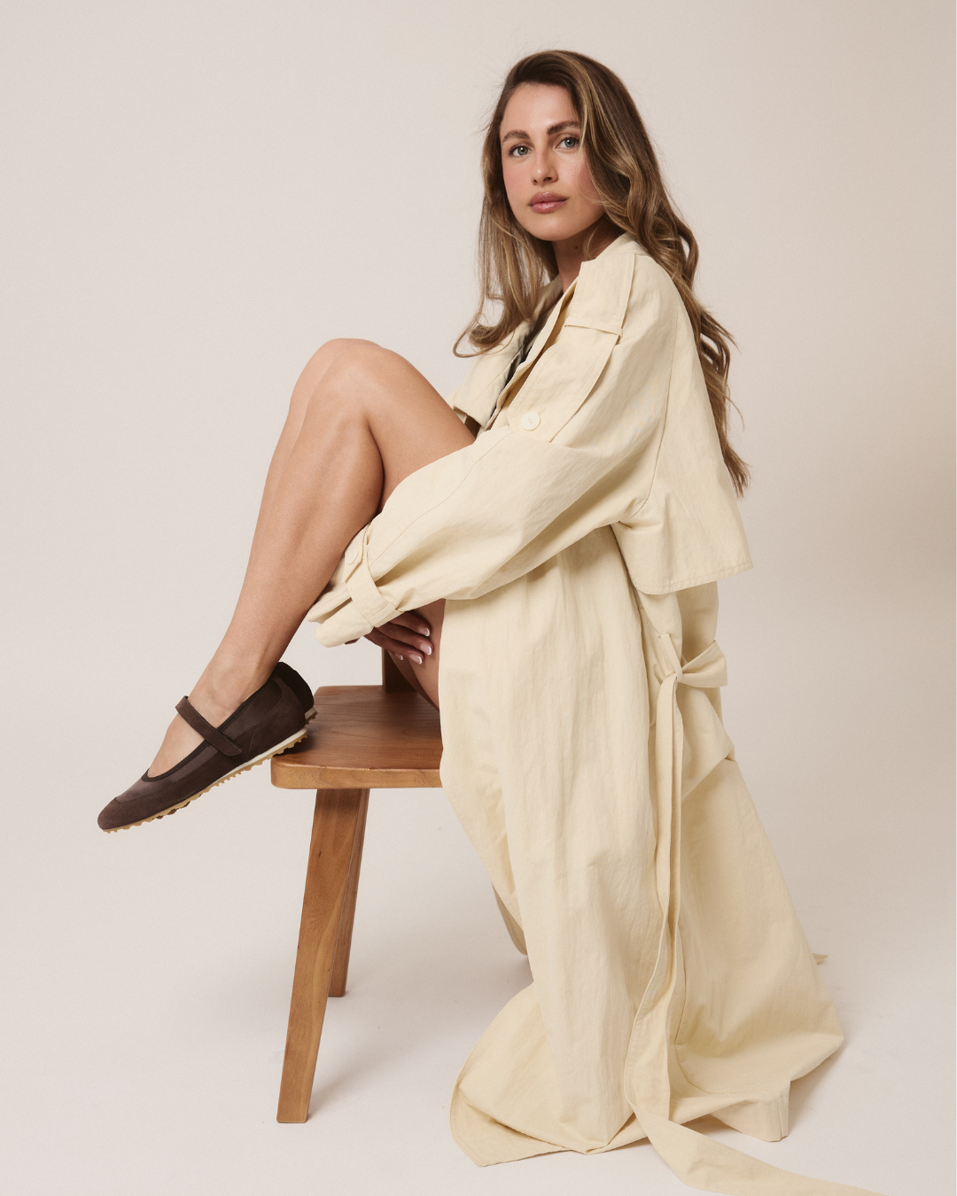 GINNA – Merceditas sportives avec un confortable talon en daim