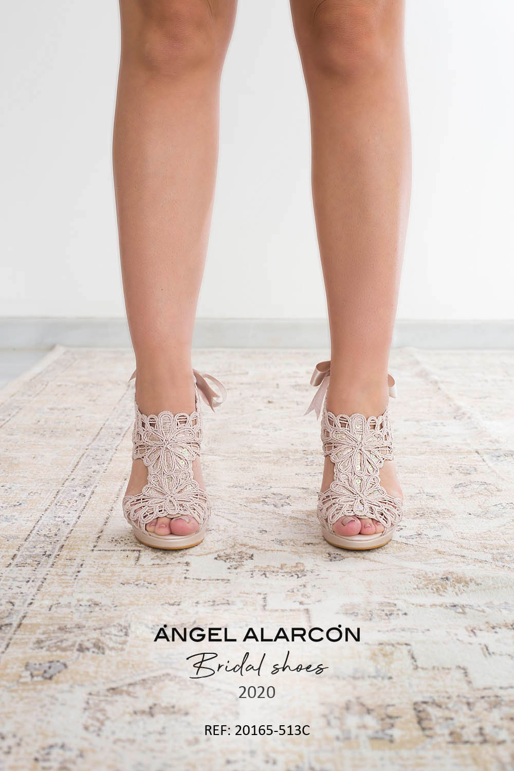 en zapatos novia 2020 - Ángel Alarcón - Calzado de boda